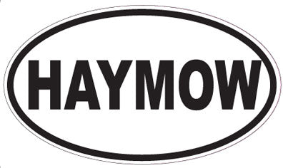 HAYMOW - Oval Sticker
