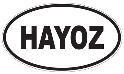 HAYOZ - Oval Sticker