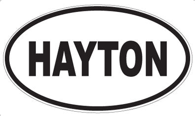 HAYTON - Oval Magnet