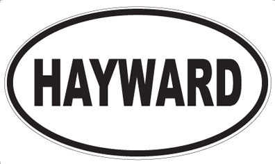 HAYWARD - Oval Sticker