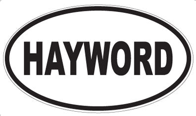 HAYWORD - Oval Sticker