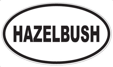 HAZELBUSH - Oval Magnet