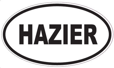 HAZIER - Oval Sticker