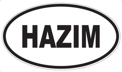 HAZIM - Oval Magnet