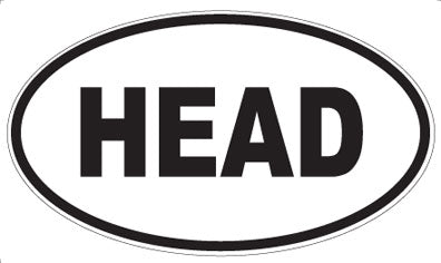 HEAD - Oval Magnet