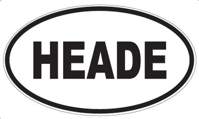 HEADE - Oval Magnet
