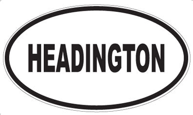 HEADINGTON - Oval Magnet