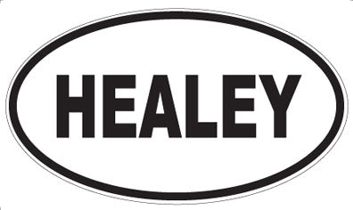 HEALEY - Oval Magnet