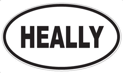 HEALLY - Oval Sticker
