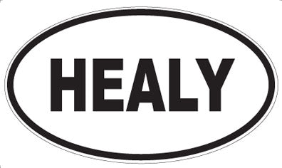 HEALY - Oval Sticker