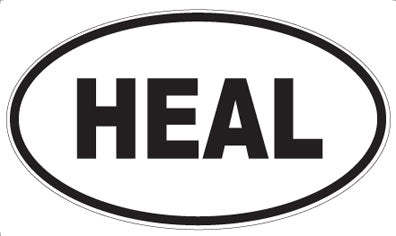 HEAL - Oval Magnet