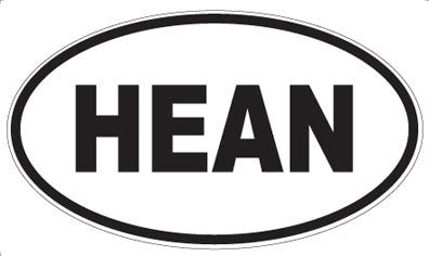 HEAN - Oval Sticker