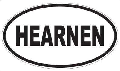 HEARNEN - Oval Sticker