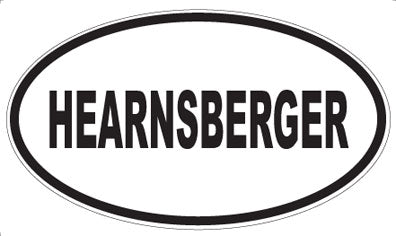 HEARNSBERGER - Oval Magnet
