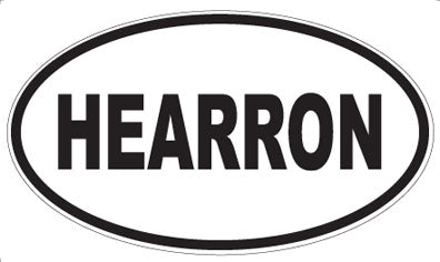 HEARRON - Oval Magnet