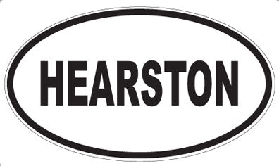 HEARSTON - Oval Magnet