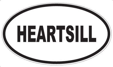 HEARTSILL - Oval Sticker
