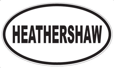 HEATHERSHAW - Oval Magnet