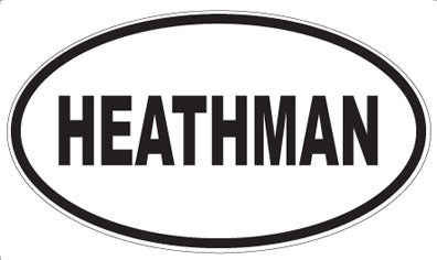 HEATHMAN - Oval Magnet