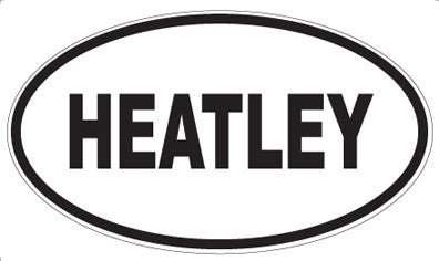 HEATLEY - Oval Magnet