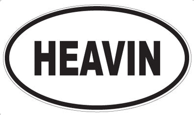 HEAVIN - Oval Magnet