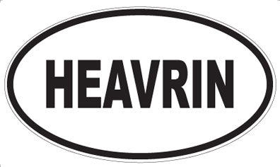 HEAVRIN - Oval Magnet