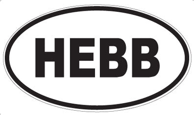 HEBB - Oval Magnet