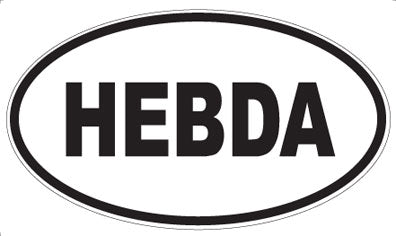 HEBDA - Oval Magnet