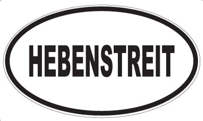 HEBENSTREIT - Oval Magnet