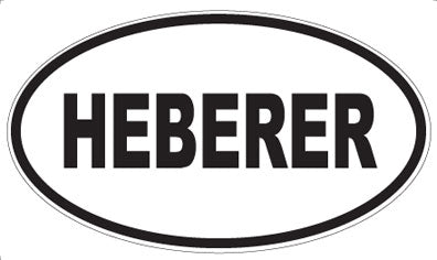 HEBERER - Oval Magnet