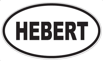 HEBERT - Oval Magnet