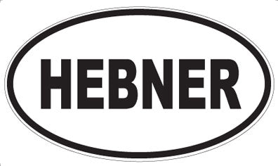 HEBNER - Oval Magnet