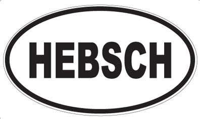HEBSCH - Oval Magnet