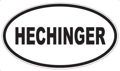 HECHINGER - Oval Magnet