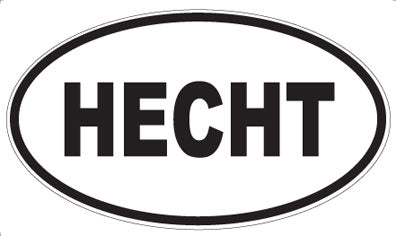 HECHT - Oval Magnet