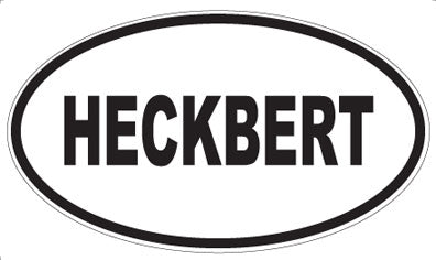 HECKBERT - Oval Magnet