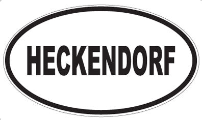 HECKENDORF - Oval Magnet
