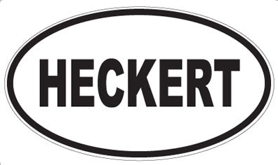 HECKERT - Oval Magnet