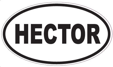 HECTOR - Oval Sticker