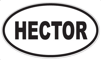 HECTOR - Oval Magnet