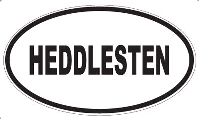 HEDDLESTEN - Oval Magnet
