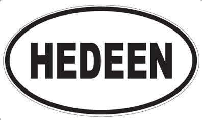 HEDEEN - Oval Magnet