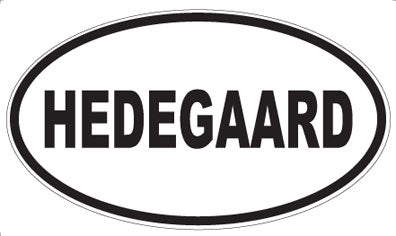HEDEGAARD - Oval Sticker