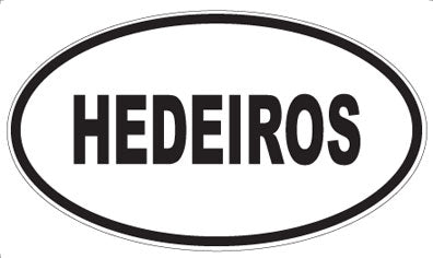 HEDEIROS - Oval Magnet