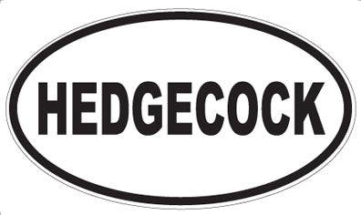 HEDGECOCK - Oval Magnet
