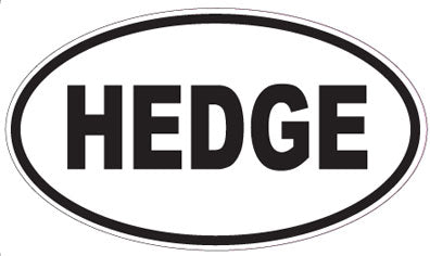 HEDGE - Oval Magnet