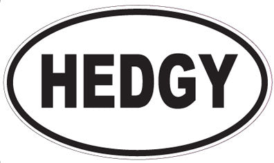 HEDGY - Oval Magnet