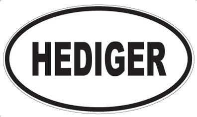HEDIGER - Oval Magnet