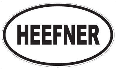 HEEFNER - Oval Magnet