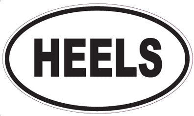 HEELS - Oval Sticker